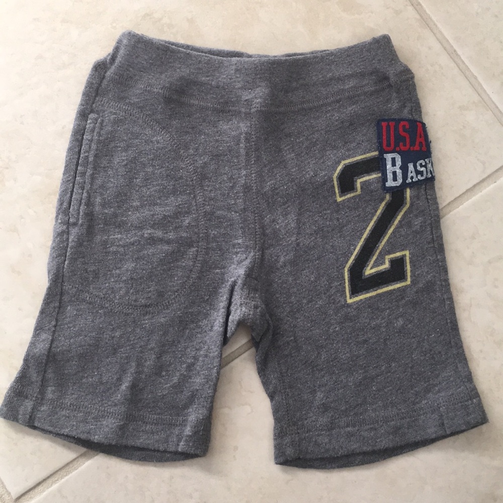 Toddler Boy BIT’Z KIDS Gray Basketball Shorts